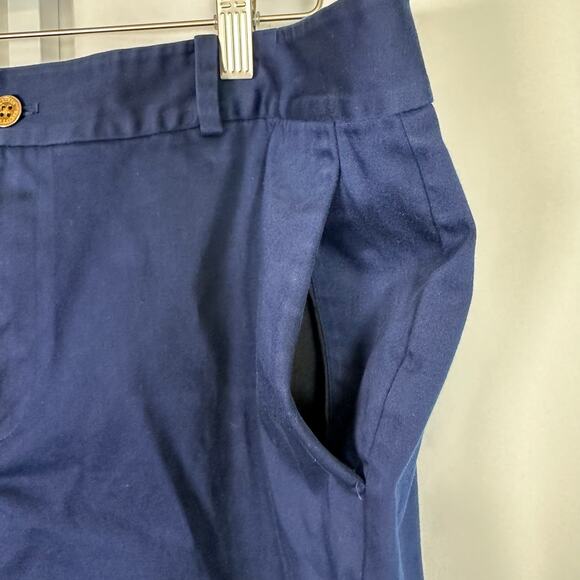 Lauren Ralph Lauren Women's‎ 16 Blue Flat Front Chino Shorts Preppy Classic - Picture 4 of 10